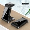 T8 QI Certified Fast Charging Station 3 in 1 Foldable Design - 4