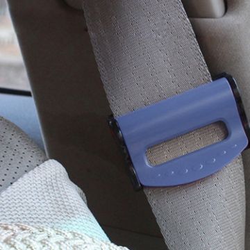 SHUNWEI Car Safety Seat Belt Adjuster - 2 PCS (Blue) - 1