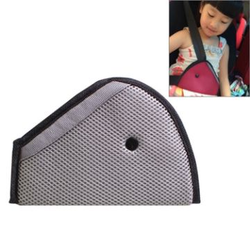 Car Safety Belt Adjuster for Children, Grey - 24cm x 16.5cm - 1