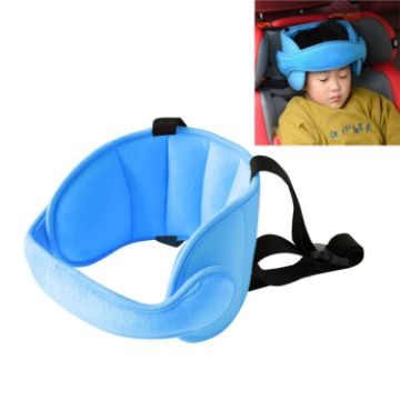 Child Car Seat Head Support Pillow - Blue - 1