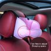 Child Car Seat Head Support Pillow - Blue - 5