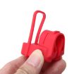 Adjustable Car Seat Belt Buckle Plug Protective Cover Case - Red - 4