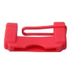 Adjustable Car Seat Belt Buckle Plug Protective Cover Case - Red - 6
