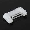 Adjustable Car Seat Belt Buckle Plug Cover Case - White - 2