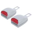 Universal Car Seat Belt Extension Buckle Grey - 2 PCS - 2