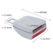 Universal Car Seat Belt Extension Buckle Grey - 2 PCS - 3