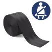 Car Modified Polyester Seat Belt Harness Racing Safety Seat Belt, 3.6m Black - 1