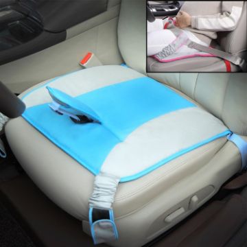 Picture of Car Safety Seat Protective Pad with Clip Back Abdominal Belt for Pregnant Woman (Sky Blue)
