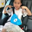 Car Child Seat Belt Adjusting Device - Mesh Fabric Lion Cover - 5