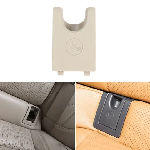 Toyota Camry 2017 Rear Child ISOFIX Seat Safety Cover - Beige - 1