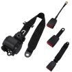Universal 3-Point Car Seat Belt with Emergency Locking - Iron Bar Latch - 2