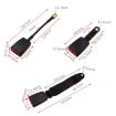 Universal 3-Point Car Seat Belt with Emergency Locking - Braided Straps - 4
