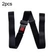 2pcs B7 Motorcycle Seat Belt (Black) - 1