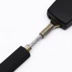 25cm Car Seat Belt Extension Snap Button, Beige - 6