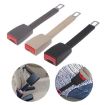 25cm Car Seat Belt Extension Snap Button, Beige - 7