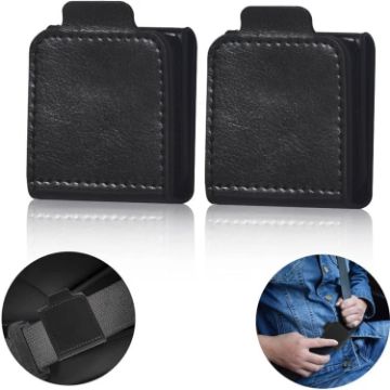 Child & Adult Car Seat Belt Adjuster - Black - 1