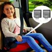 Child & Adult Car Seat Belt Adjuster - Black - 6