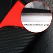 Car Seat Belt Cover Carbon Fiber Leather Auto Seat Shoulder Protection - 4