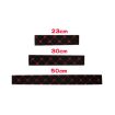 50cm Carbon Fiber Car Leather Seat Belt Cover Shoulder Pads - 3