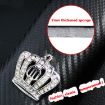 50cm Carbon Fiber Car Leather Seat Belt Cover Shoulder Pads - 4