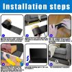 Picture of PVC Sofa Baffle Under-bed Toy Blocking Strap (Black)