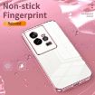 Vivo iQOO 11 Transparent Plating Phone Case - Silver - 4