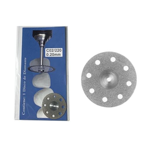 Dental Lab Polishing Diamond Discs 0.2mm Rotary Cutting Tool - 1