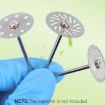 Dental Lab Polishing Diamond Discs 0.2mm C19/220 - Rotary Cutting Tool - 6