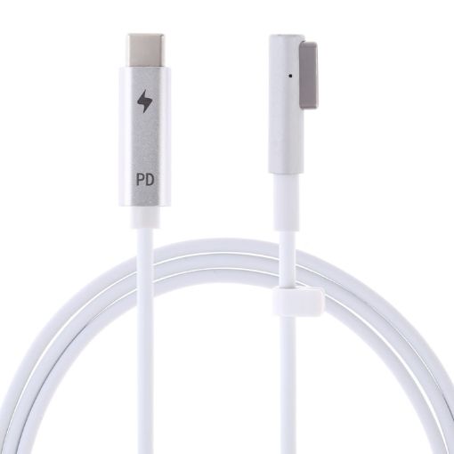 45W/60W/65W MagSafe 1 to USB-C PD Charging Cable - White - 1