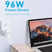 96W PD USB-C Laptop Power Adapter for MacBook Pro 16 inch - 5