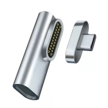 100W USB-C Female to 20 Pin Magnetic USB-C Male Adapter - 1