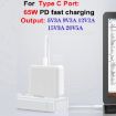 GaN 100W Dual USB + Dual USB-C Charger for Apple MacBook - US/EU Plug - 4