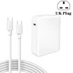 PD3.1 140W USB-C Laptop Power Adapter + 2m USB-C Data Cable UK Plug - 1