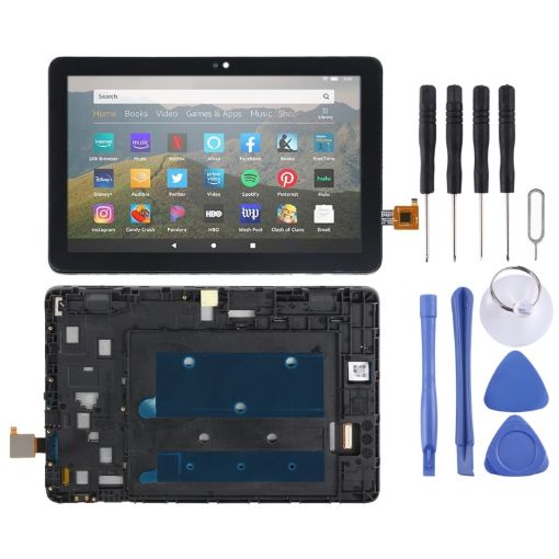 OEM LCD Screen For Amazon Kindle Fire HD 8 Plus/HD 8 2020/Kids 10th gen - Black - 1