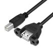 USB 2.0 Type-B Male to USB 2.0 Female Printer/Scanner Adapter Cable - 1