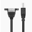 USB 2.0 Type-B Male to USB 2.0 Female Printer/Scanner Adapter Cable - 2