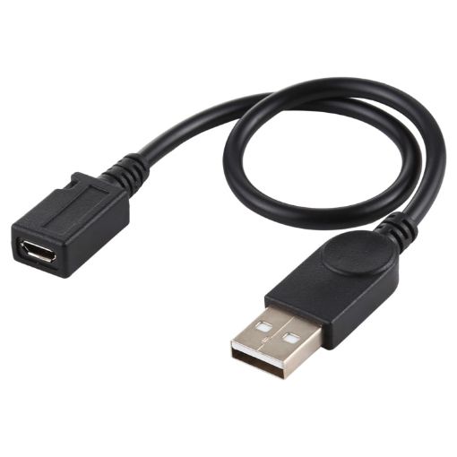 USB Male to Micro USB Female Converter Cable - 22cm Length - 1