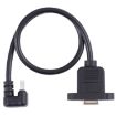 Micro USB Male to B-type Square Print Port Female Connector Cable - 4