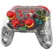 PS3/PS4 Dual Vibration Wireless Gamepad with RGB Lights (Red) - 1