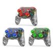 PS3/PS4 Dual Vibration Wireless Gamepad with RGB Lights (Red) - 2