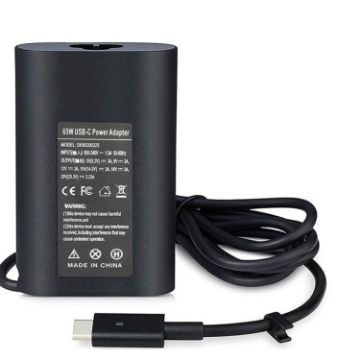 Dell 65W USB-C Power Adapter Charger (EU Plug) - 1