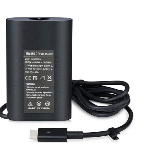 Dell 65W USB-C Power Adapter Charger (EU Plug) - 1