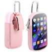 Picture of MP3/MP4 Universal TPU Portable Storage Bag with Hanging Buckle (Pink)