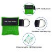 CPR Emergency Face Shield Mask Key Ring - Black - 3