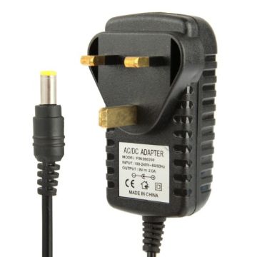 UK Plug AC 100-240V to DC 9V 2A Power Adapter - 5.5 x 2.1mm - 1