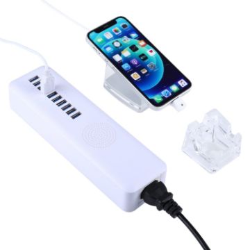 Mult-Port Security HUB + Mobile Phone Anti-theft Alarm Display Stand - 1