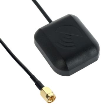Picture of Vehicle GPS Antenna Active Receiver Magnetic Base Mount Adapter Aerial SMA Male Connector, Cable Length: 3m