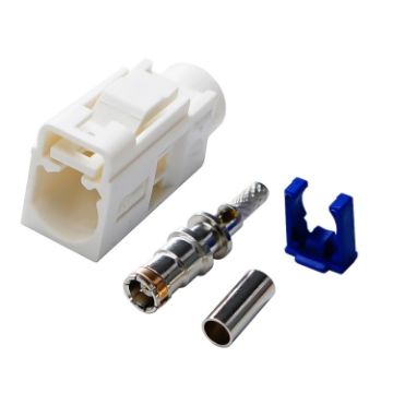 RG174 Cable Fakra Radio Crimp Female Jack/Plug Connector - 1