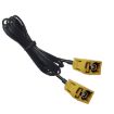 Picture of For RG174 Cable Fakra Radio Crimp Female Jack/Plug Connector with Phantom RF Coaxial (Fakra K)