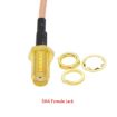 20cm Antenna Extension RG316 Coaxial Cable - SMA Female to Fakra H Female - 4